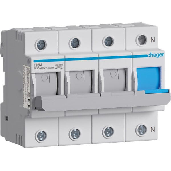 Hager Lasttrennschalter D02, 63A, 3-p L76M
